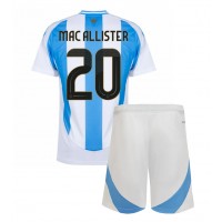Argentina Alexis Mac Allister #20 Domaci Dres za djecu Copa America 2024 Kratak Rukav (+ Kratke hlače)
